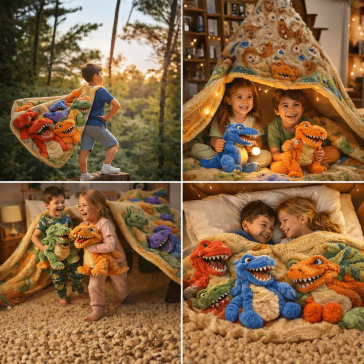DinoSnuggle™ 3D Sensory Blanket